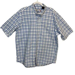 Harvie & Crosbie Oxford - Blue Check - XL - Bangladesh